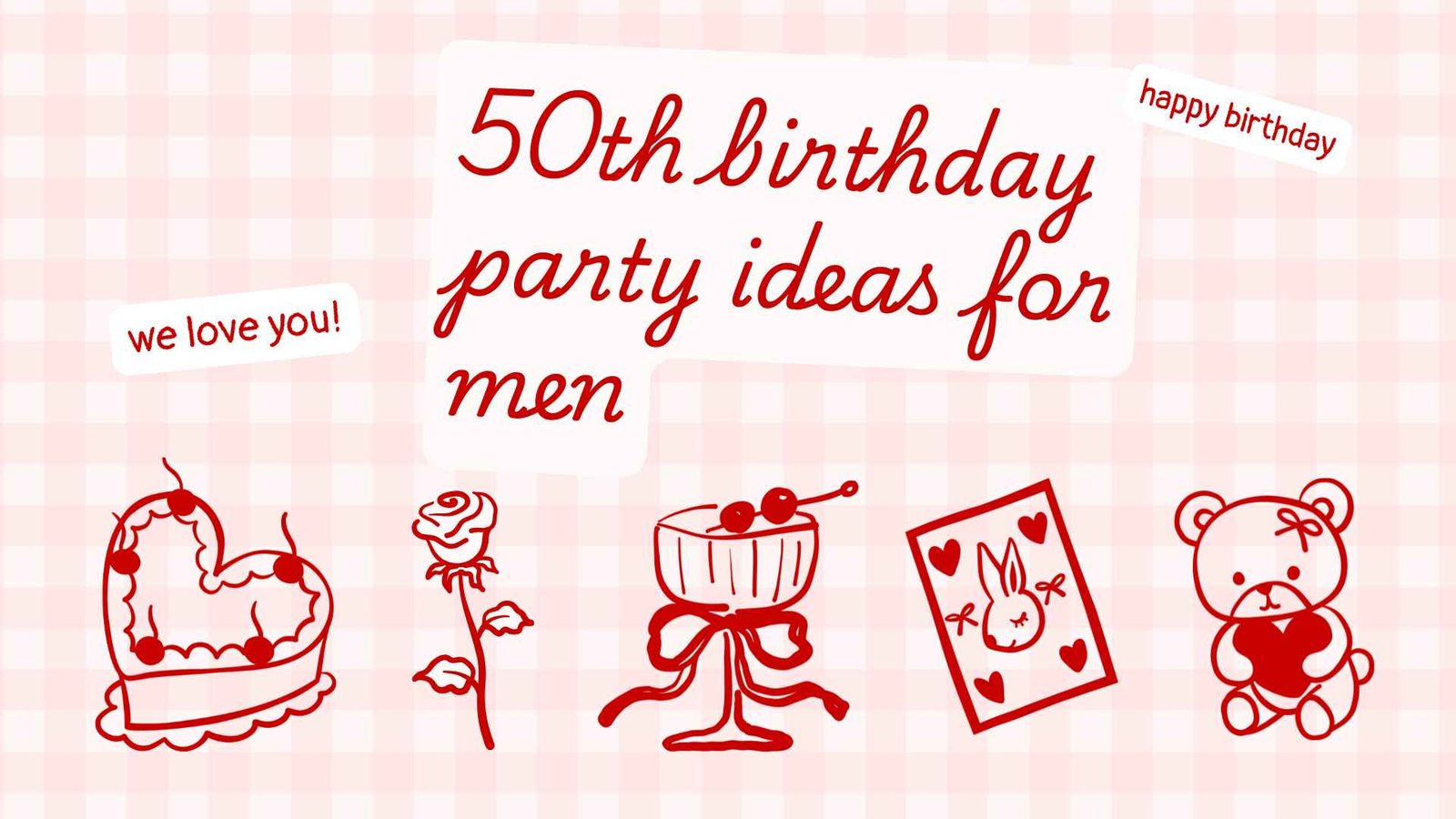 50th birthday party ideas for men