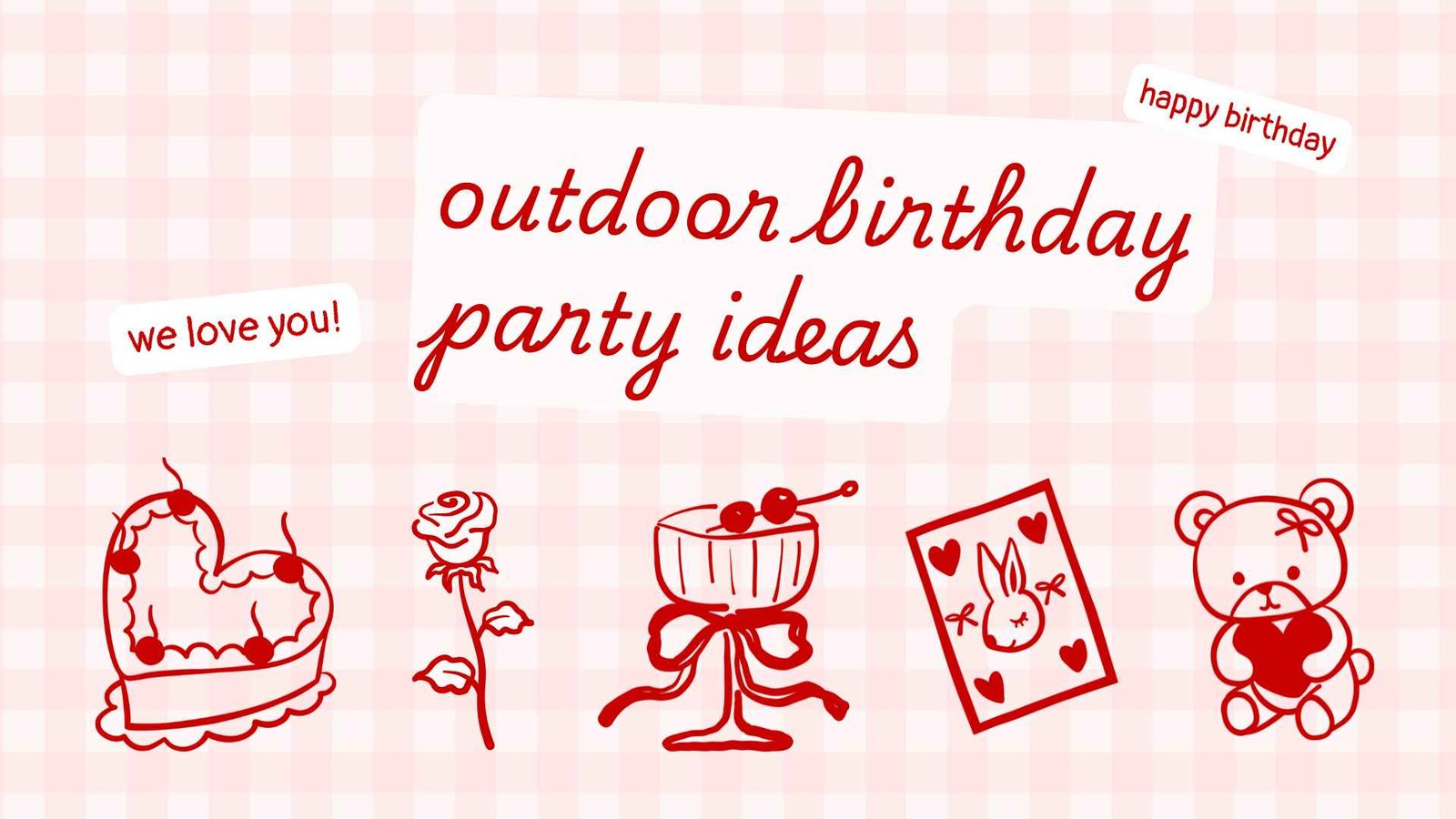 outdoor birthday party ideas