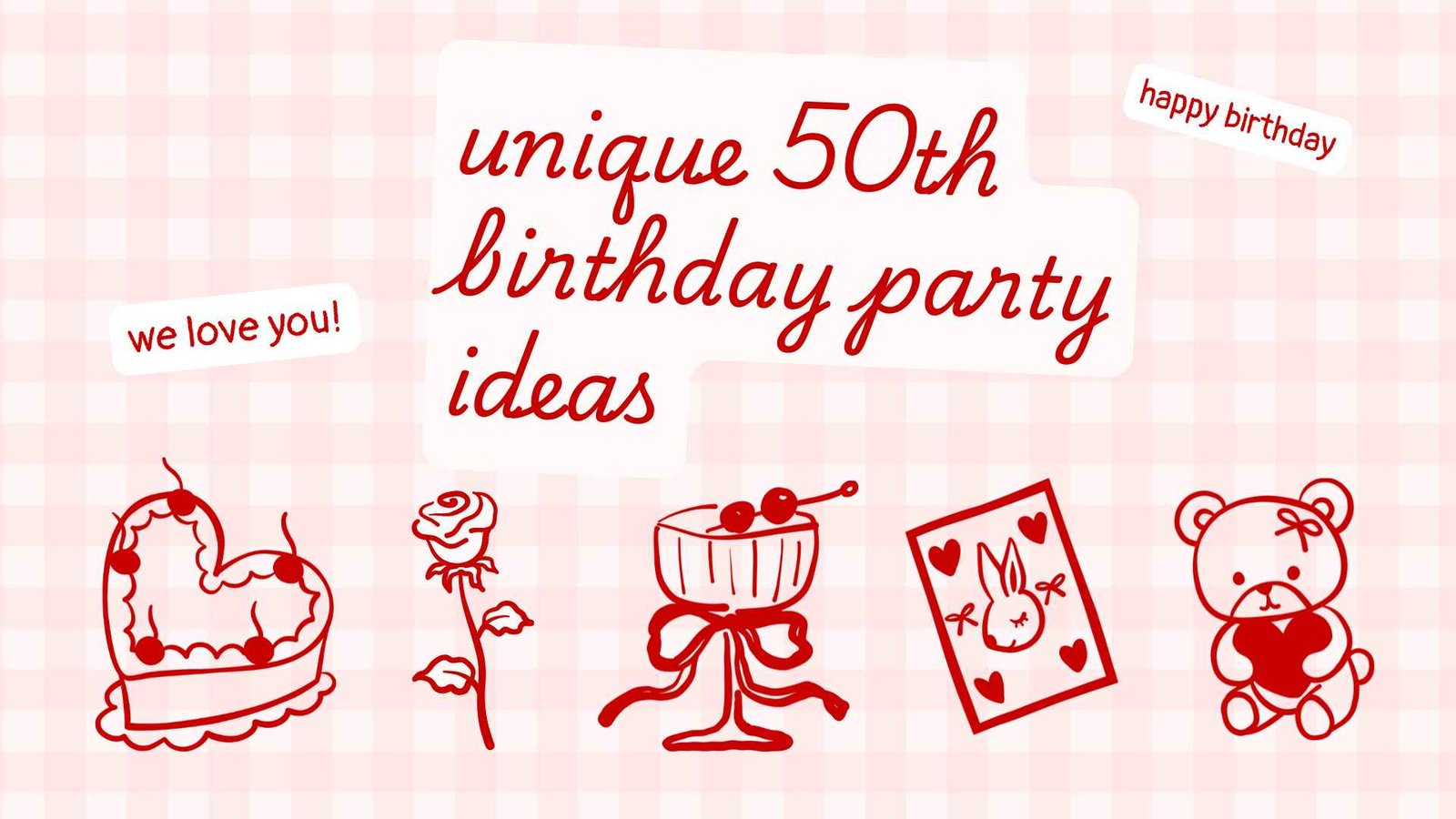 unique 50th birthday party ideas